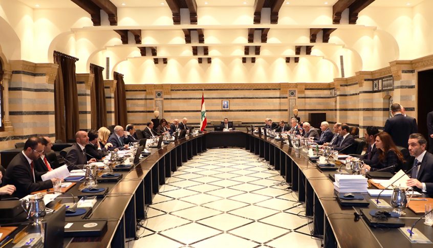 بدء جلسة مجلس الوزراء المخصصة لبحث الموازنة العامة في السراي الحكومي