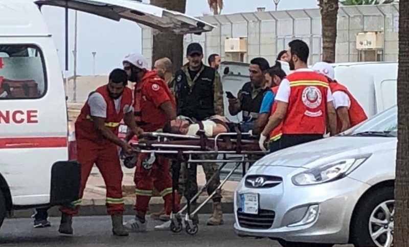 الجمعية الطبية الاسلامية نقلت 4 مصابين الى مستشفيات صيدا ‎