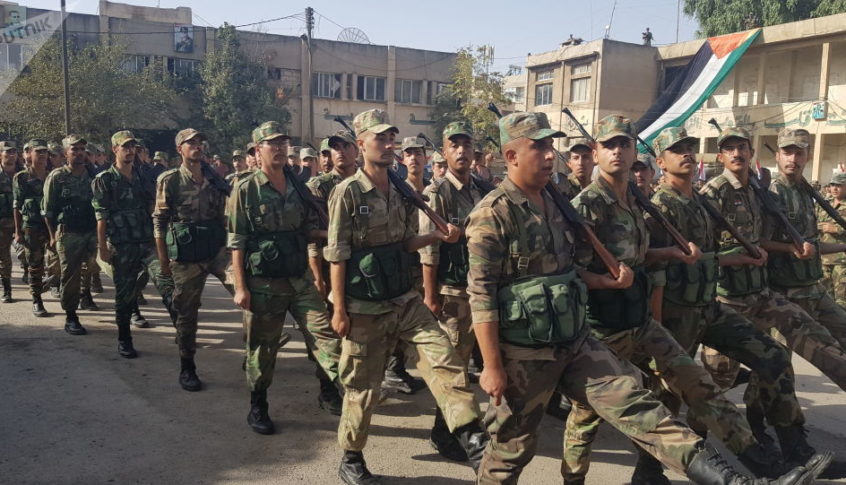 الجيش السوري دخل بلدة تل تمر بريف الحسكة لمواجهة “العدوان التركي”