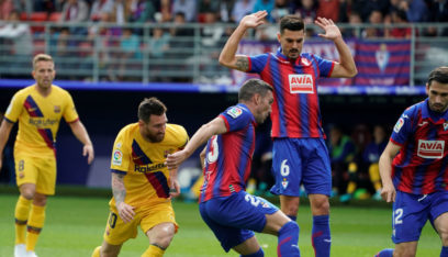 الدوري الاسباني: برشلونة يفوز بثلاثية نظيفة على مضيفه إيبار