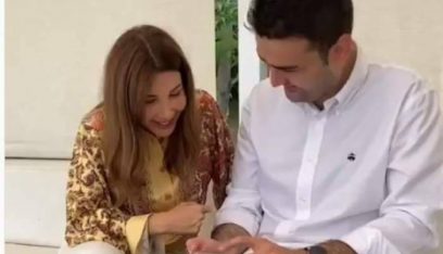 بالفيديو: “بوراك” يخص نانسي عجرم بزيارة إلى منزلها!