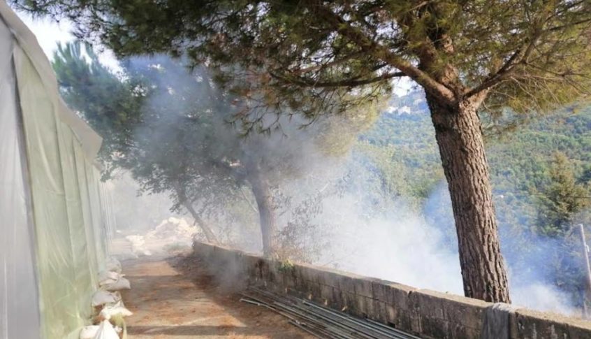 إهماد حريق في بلدة غبالة كسروان