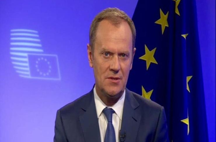 رئيس المجلس الاوروبي يعلن موافقة القادة الأوروبيين الـ 27 على اتفاق بريكست