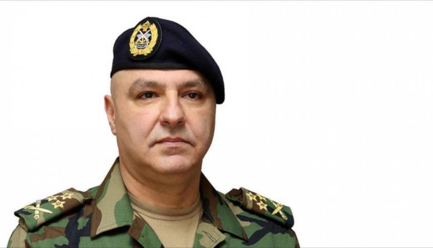 قائد الجيش التقى مفتي طرابلس والنائب بانو ووفداً عسكرياً من الأردن