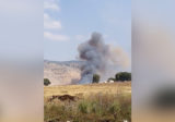 انفجار 3 الغام اثر الحريق في محلة غاصونة في خراج بلدة بليدا