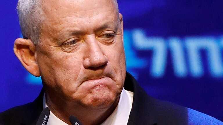 غانتس يبلغ الرئيس “الإسرائيلي” بعدم تمكنه من تشكيل الحكومة
