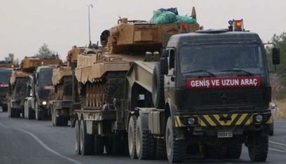 الجيش التركي يرسل تعزيزات عسكرية جديدة الى وحداته المنتشرة على الحدود السورية