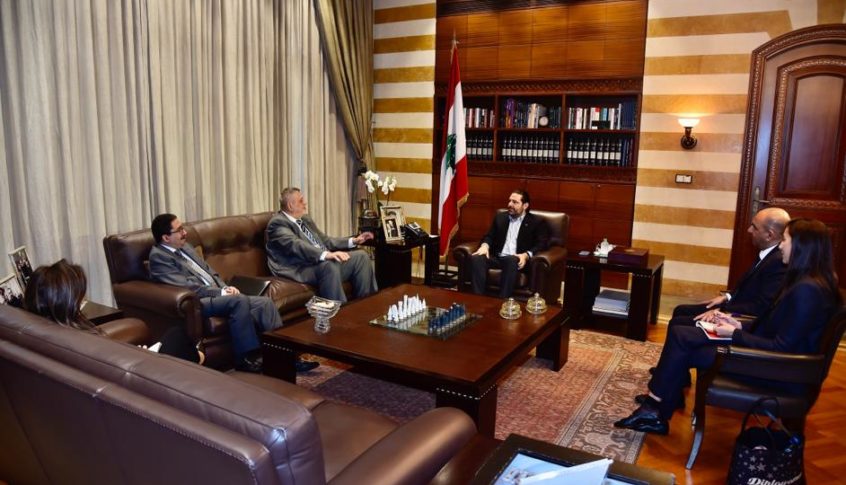 الحريري عرض مع كوبيتش الاوضاع العامة والمهمات التي تقوم بها الامم المتحدة في لبنان