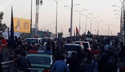 العراق: قتلى وجرحى من المتظاهرين أمام القنصلية الإيرانية في كربلاء