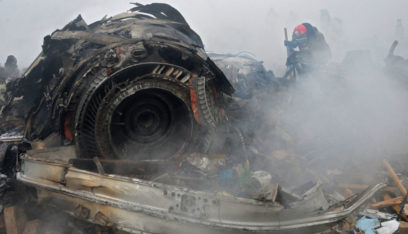 تحطم طائرة بين المنازل في عثمان غازي-تركيا