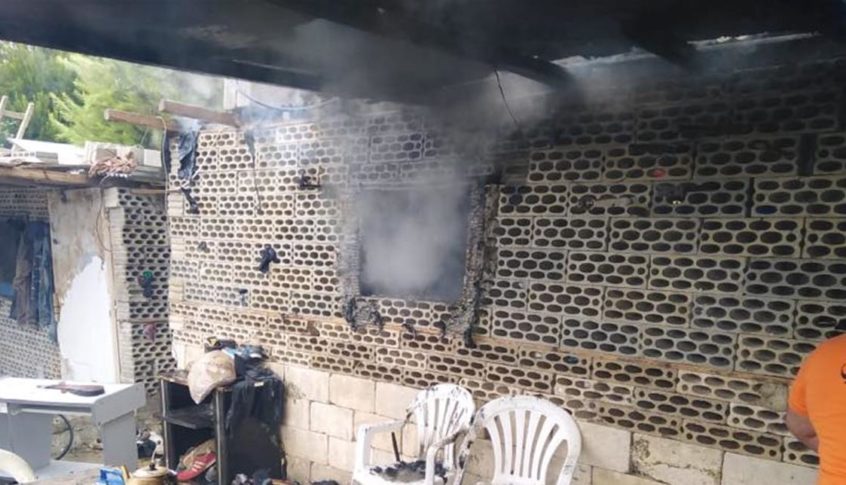 حريق داخل غرفة يقطنها سوريون في ضهور الصرفند