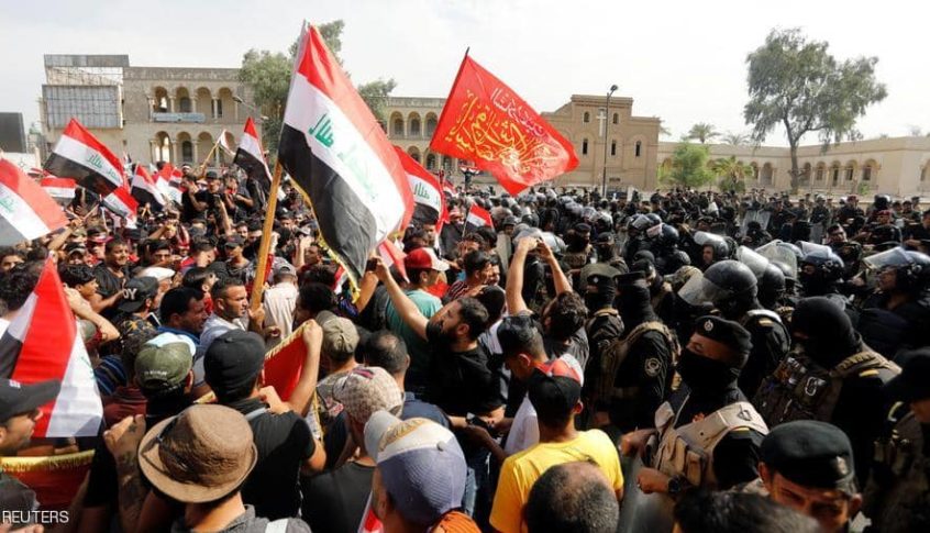 مقتل 6 متظاهرين برصاص مسلحين في بغداد