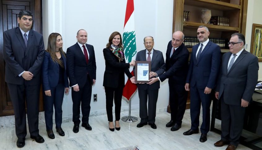 الرئيس عون: سنة 2020 ستشهد بدء أعمال التنقيب عن النفط والغاز ما يعطي دفعاً ايجابياً للاقتصاد اللبناني