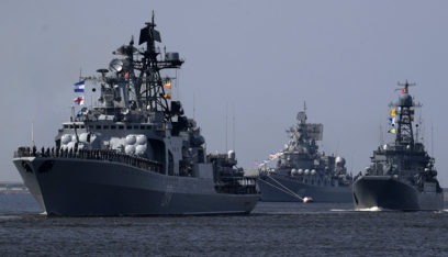 مناورات بحرية مشتركة بين روسيا وسوريا تبدأ في البحر الأبيض المتوسط