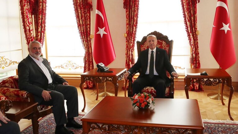 أردوغان التقي هنية في اسطنبول