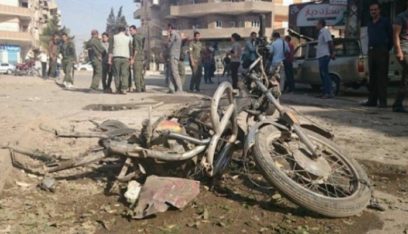 انفجار دراجة نارية مفخخة في مدينة الحسكة