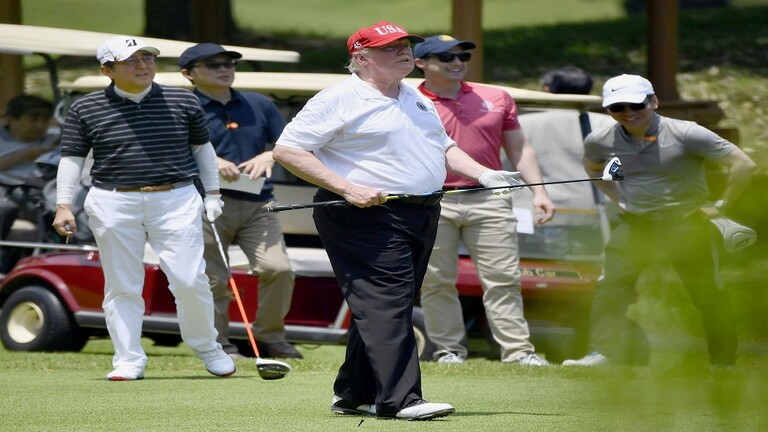 ترامب أمضى 20% من ولايته في ملاعب الغولف