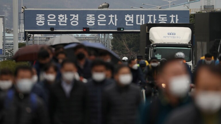 كورونا.. اكتشاف 594 حالة إصابة جديدة في كوريا الجنوبية