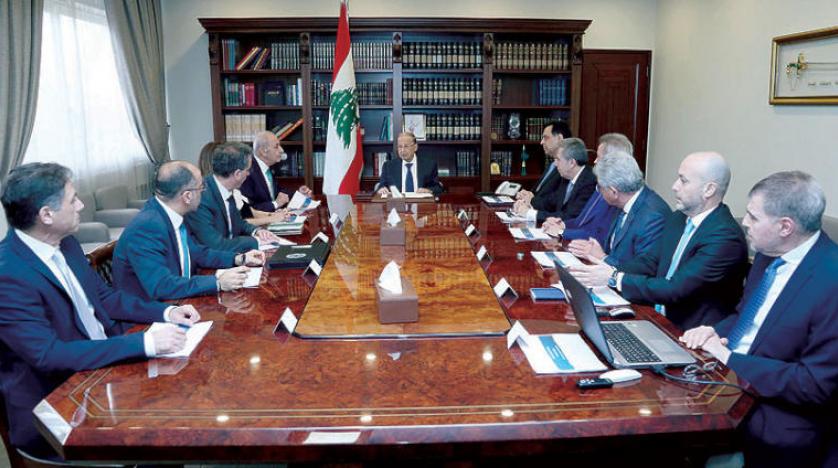 جلسة لمجلس الوزراء في قصر بعبدا