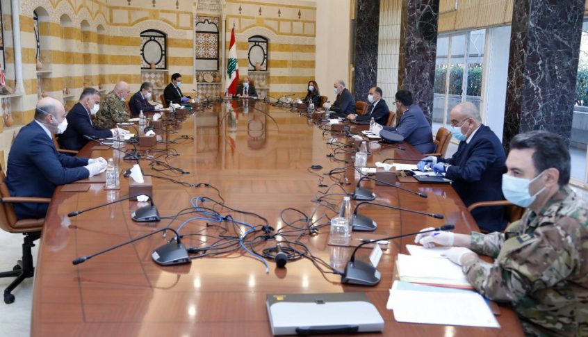 بدء الاجتماع الامني برئاسة الرئيس عون في قصر بعبدا