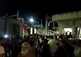 اعتصام عند دوار كفررمان احتجاجا على التقنين بالتيار الكهربائي