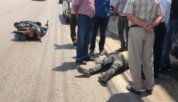 جريح نتيجة انزلاق دراجة نارية في أنفاق المطار باتجاه بيروت وحركة المرور كثيفة
