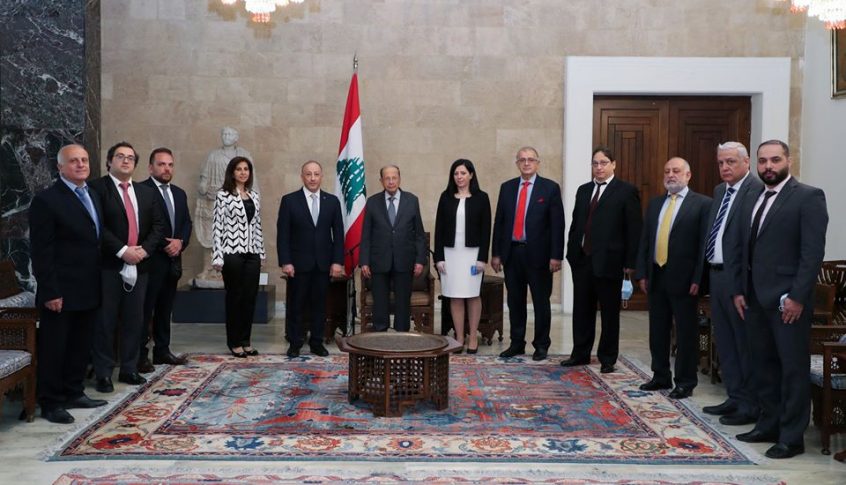الرئيس عون: اول خطوة لانقاذ لبنان هي بمكافحة الفساد ونصّ القوانين والتشريعات التي تسهّل ملاحقة الفاسدين اياً كانوا