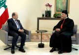 الرئيس عون يلتقي الراعي في هذه الاثناء في قصر بعبدا