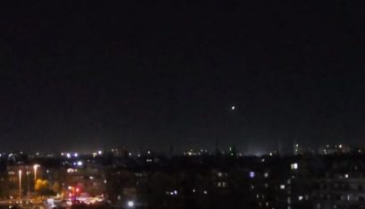 سانا تنشر مقطع فيديو يظهر الاعتداء الصاروخي على دمشق