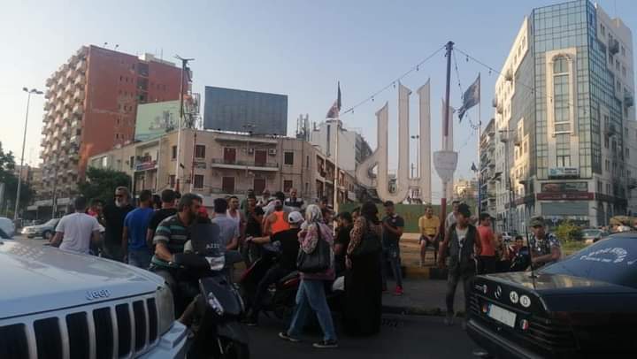 وقفة إحتجاجية في ساحة النور للمطالبة باطلاق أحد الناشطين