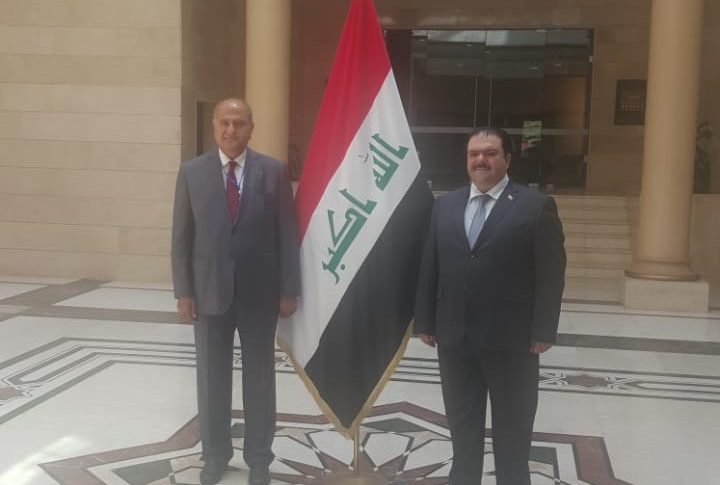 الخطيب يلتقي السفير العراقي مثمناً دعم بلاده الحكومي والشعبي