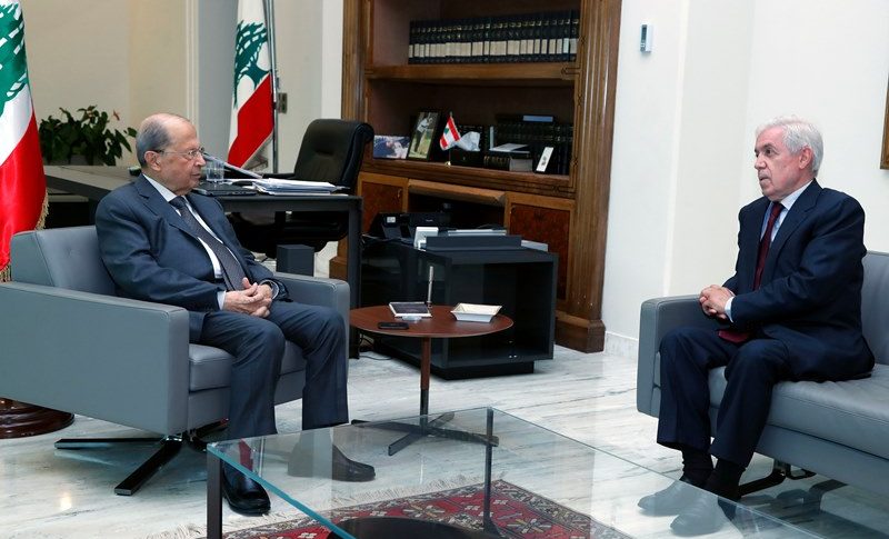 الرئيس عون عرض مع السفير ابي عاصي التطورات