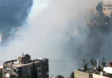 حريق كبير قرب دير الصليب…والمستشفى يخلي المباني وينقل المرضى
