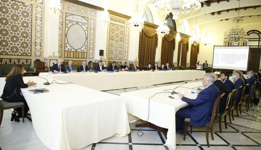 اجتماع تنسيقي في السراي الحكومي لمناقشة خطة الاستجابة الوطنية عقب انفجار بيروت