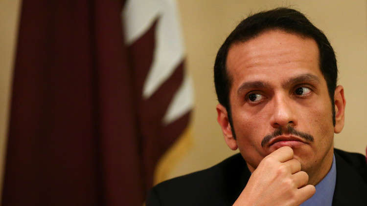 وزير خارجية قطر وصل الى الخارجية للقاء وهبه