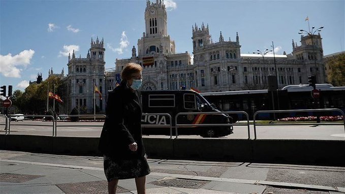 إسبانيا تسجل 968 إصابة جديدة بفيروس كورونا