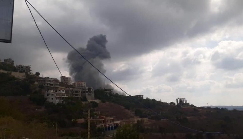 بالفيديو والصور: انفجار قوي في خراج بلدة عين قانا!