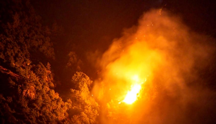 حريق كبير في وادي جهنم – عكار