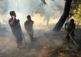 الدفاع المدني تمكن من إهماد حريق في خراج بلدة عكار العتيقة