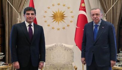 لقاء جمع أردوغان برئيس إقليم كردستان العراق