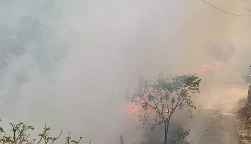 إهماد حريق في بلدة بنعفول
