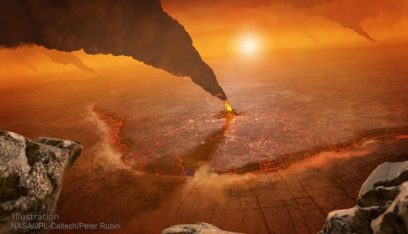 صورة جديدة “مرعبة” لثوران بركان على كوكب الزهرة!