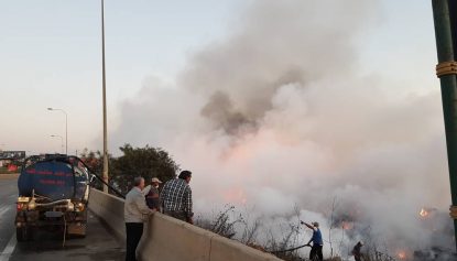 أهالي دير عمار يناشدون الجهات المعنية التدخل الفوري لوضع حد لظاهرة حرق النفايات في جبل البلدة