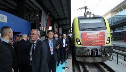 مدينة صينية تدشن خدمة قطارات الشحن إلى ألمانيا