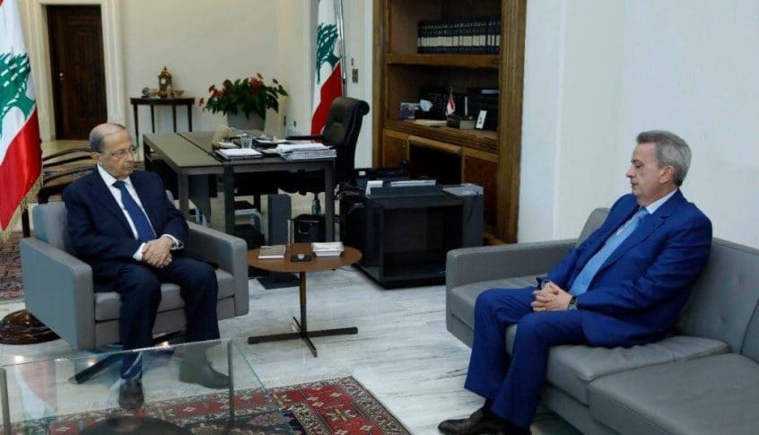 الرئيس عون بحث مع حاكم مصرف لبنان الإجراءات الايلة الى استمرار دعم المواد الأساسية