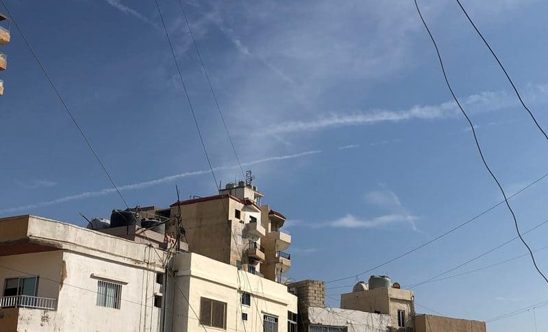 تحليق للطيران الحربي الاسرائيلي فوق بيروت وضواحيها!