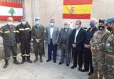 معدات طبية وقائية من الكتيبة الاسبانية الى الدفاع المدني في حاصبيا وراشيا الفخار