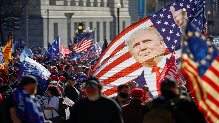 ترامب يشيد بالمسيرات الداعمة والمناصرة له في واشنطن