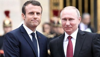 بوتين وماكرون يؤكدان استعداد روسيا وفرنسا لتنسيق العمل حول كاراباخ ضمن مجموعة مينسك