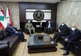 قائد الجيش التقى رئيس الجامعة اللبنانية الأميركية